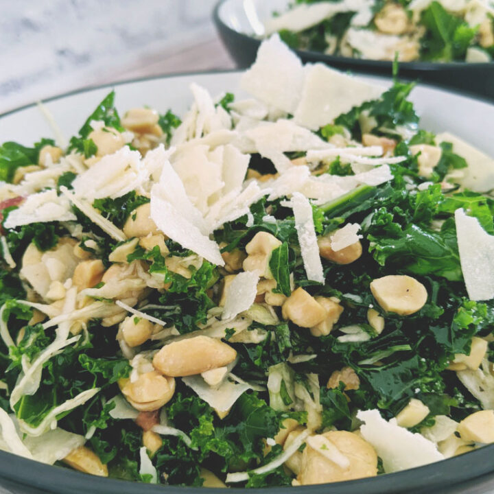 Emerald Kale Salad with Peanut Dressing