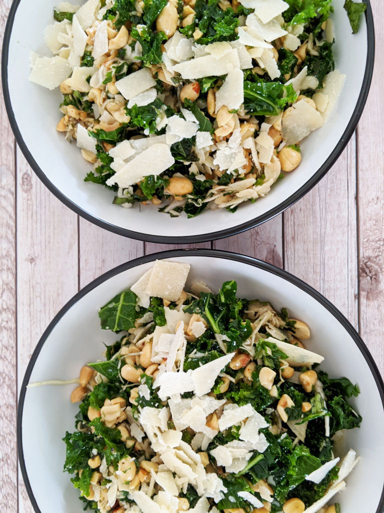 Houstons Emerald Kale Salad with PEanut Dressing 