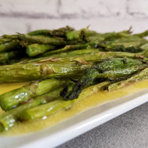 Air Fryer Asparagus with Hollandaise Sauce