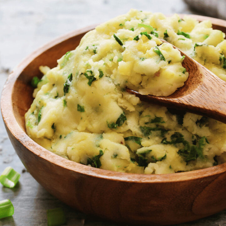 Irish Mashed Potatoes (Colcannon)