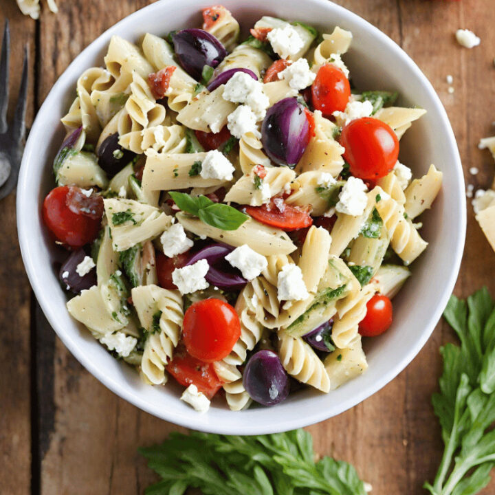 Greek Pasta Artichoke Salad