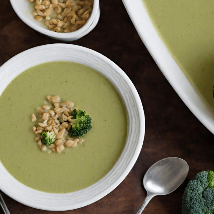 Vegan Cream of Broccoli Soup