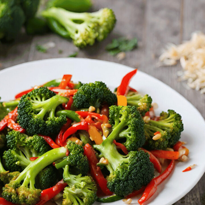 Broccoli Pepper Stir Fry