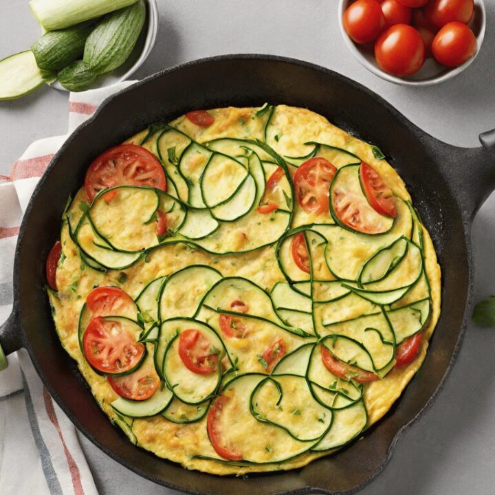 Zucchini and Tomato Frittata