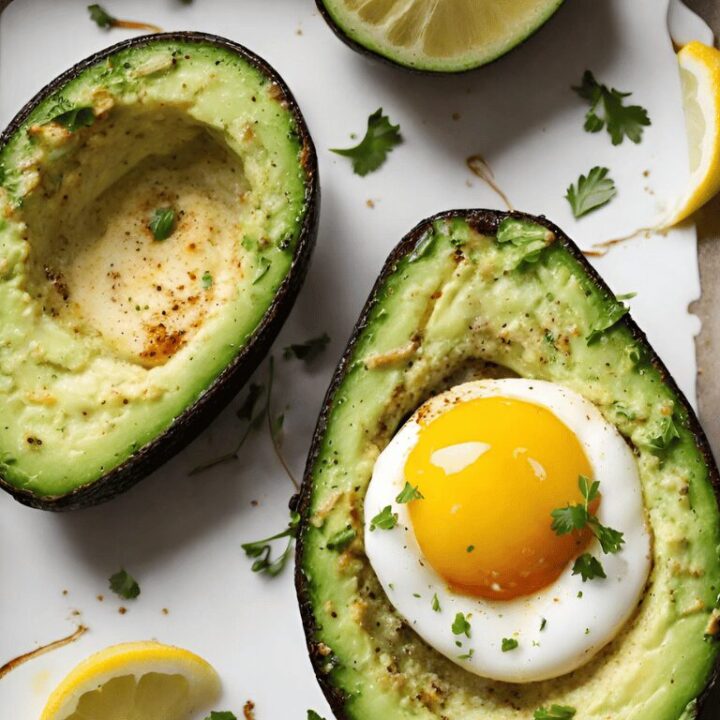 Baked Avocado Eggs